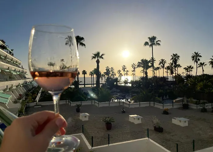 شقة Cosy Flat With Sea View, Pool And Terrace In Altamira-complex In - Playa Del Duque *